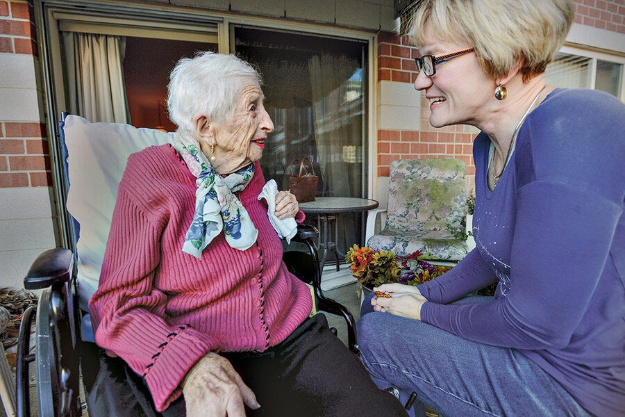 Home hospice care visit in Joplin